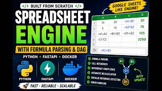 Spreadsheet Engine with Formula Parsing | Python, FastAPI, Docker & DAG Explained