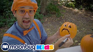Blippi in Pumpkin Park! - Blippi Learns | Blippi Educational Videos | Blippi Halloween |
