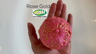 Lush ‘Rose Gold’ Mother’s Day 2021 Bath Bomb - Tub Demo