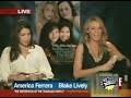 America Ferrera rolls her eyes as Blake Lively discusses Gossip Girl on Good Day LA