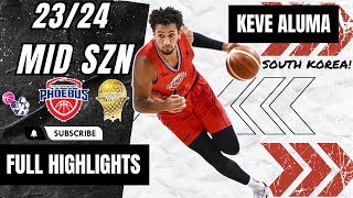 Keve Aluma Highlights 2023/24 || Korea KBL || Mobis Phoebus