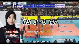 SIARAN ULANG RED SPARKS VS GS CALTEX ROUND 5 V-LEAGUE full set