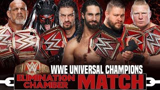 BATALLA DE CAMPEONES UNIVERSALES | Elimination Chamber WWE 2K19
