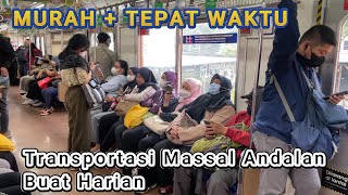 KRL+MRT jadi andalan transportasi massal harian