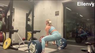 Ellenvy: 150kg x 8 reps Deadlift