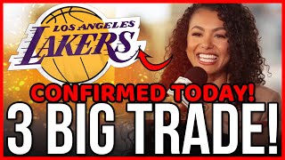 CONFIRMED TODAY! 3 BIG TRADES IN THE LAKERS! ARE THEY GOOD HIRES? TODAY’S LAKERS NEWS