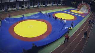 wrestling mats setup, how to buid best wrestling mat installation