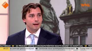 Thierry Baudet gaat beschadigde standbeelden eren met bloemen