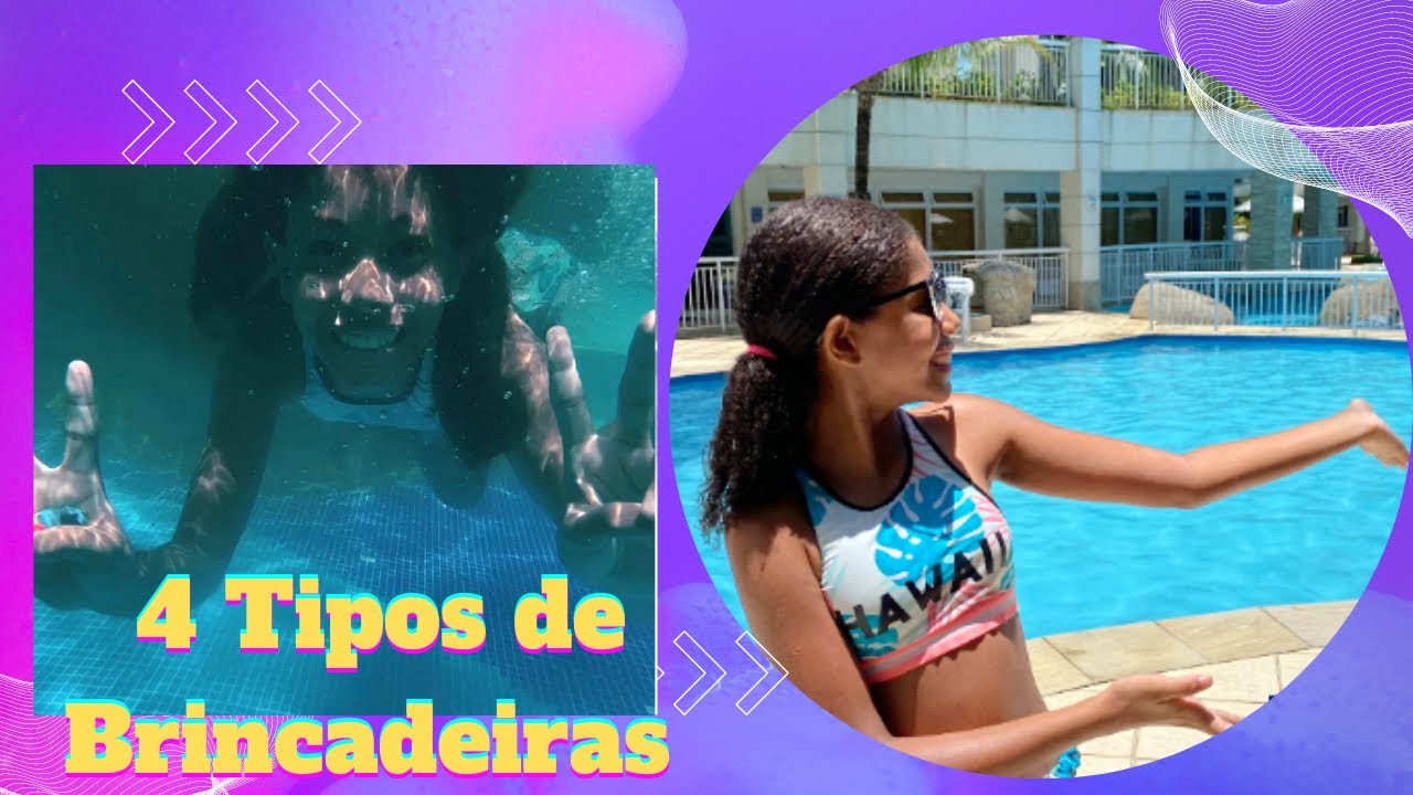 Brincadeiras Na Piscina Youtube