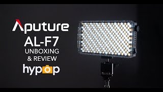 Aputure AL-F7 LED Continuous Photo Video Light Unboxing - What's different to the H198?