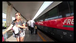 First Class Florence-Milan- Frecciarossa 300km 4K