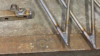Welding stainless steel superheaters.