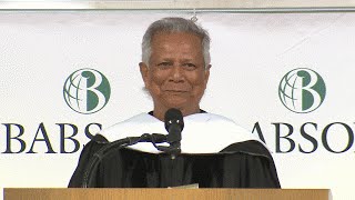 Muhammad Yunus' Commencement Speech to the Class of 2016 at Babson College