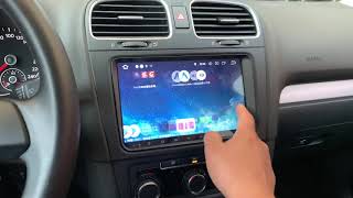 勁聲安卓八核心 VW GOLF6 9吋 專用型 JS安卓系統主機 Android 8.0，8核心 4G 32G 福斯 Android CarPlay IPS PX5 DSP 狗夫六代