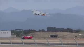 [4K]新田原基地 2018飛行初め　305SQ梅組F-15イーグル　アフターバナー離陸 おまけU-125A離陸　2018 1/4 JASDF