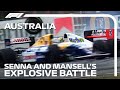 Senna And Mansell's Explosive Battle | 1992 Australian Grand Prix