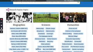 Credo Reference: Mind Map Assignment