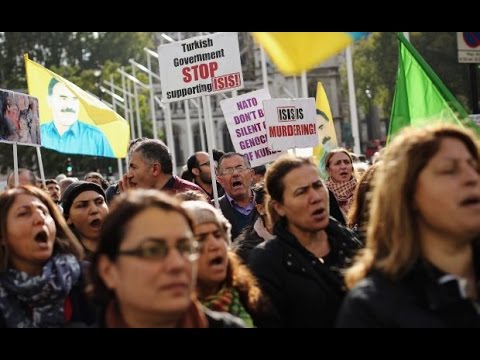 Kurdish Demonstration (protest BBC) STOP Turkey’s War On The Kurds ...