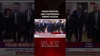 Hakan Fidan'dan ABD'li Mevkidaşına Sürpriz Telefon #Shorts