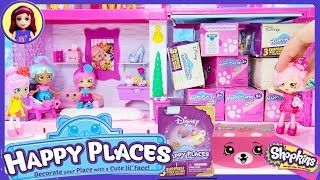 Disney Happy Places Petkins Garage full of Blind Boxes Opening Shoppies Shopkins