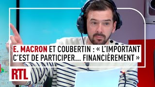 Emmanuel Macron et l'esprit Coubertin : \