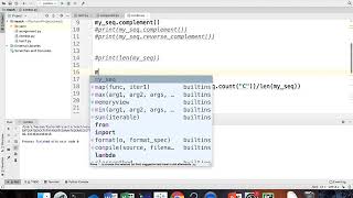Biopython practical example: Sequence object