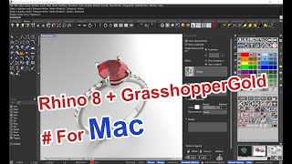 GrasshopperGold for Mac  / Jewelry Cad/3D for Mac user