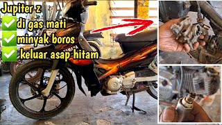 Jupiter z di gas mati❗minyak boros keluar asap hitam