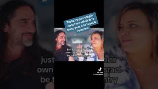Trisha Paytas talks ideas for end to Palestine/ Israel war with Moses Hacmon