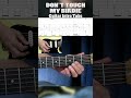 Please Don't Touch My Birdie guitar intro with tabs #donttouchmybirdie #guitarintro #guitartabs