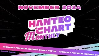 [Hanteo Monthly TOP 10] 2024 11월 한터 월간차트 | NOVEMBER 2024