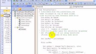 Excel VBA - Click Column Heading to Quickly Sort Table