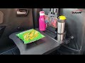 oshotto car back seat food tray portable organizer u0026 360 degree rotating phone holder