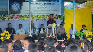 Thingsat Govt Primary School Diamond Jubilee (1963-2023) Lawmna Session-1 (Chief Guest thusawi etc)