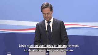 Het inleidend statement van premier Rutte na de ministerraad van 4 december 2020