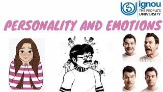 MCO01- Unit 8|Part-1| Personality|IGNOU