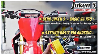 Tentang 4 Seri ECU BRT Juken 5 Untuk CRF150L & Setting Basic Via HP Android