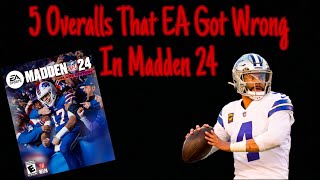 5 Overalls That Ea Got Wrong In Madden 24