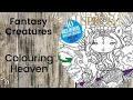 Fantasy Creatures - Colouring Heaven //Adult Colouring Book Flip Through