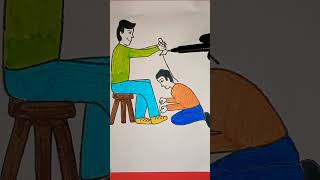 Fake friend is a very dangerous creation in the earth #short #shorts #art #drawing #trending#