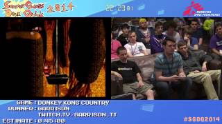Donkey Kong Country by Garrison in 36:51 - SGDQ 2014 - Part 5