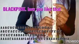 How to play BLACKPINK (how you like that) with RECORDER