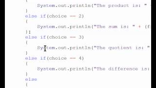 Java Tutorial Part 7 - Switch Statements
