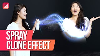 How to Create Reels Trending Spray Clone Effect with InShot🎬