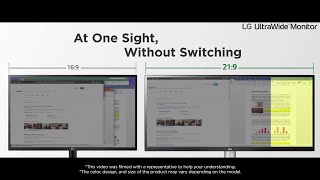 LG UltraWide™ | Feature Introduction : 2560x1080 UltraWide Full HD Resolution | LG