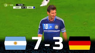 Argentina Destroying Germany In 2 Friendly Matches : 2012, 2014 Argentina vs Germany Highlights