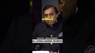 Mukesh Ambani - "Living Legend" #shorts #learnwithakhil #viral