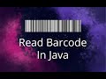 Read Barcode In Java Using ZXing Library
