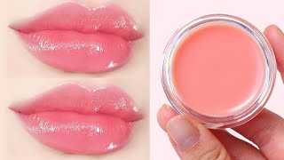 HOW TO MAKE LIP BALM AT HOME IN EASY WAY! Make Your Own Lip Balm for Soft Pink Lips - Lip balm