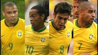 Golden Generation ● Ronaldo ● Ronaldinho ● Adriano ●Kaká - bests skills goals quadrado mágico HD